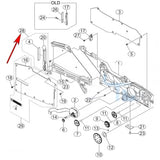 KHJ-MC26U-00 YAMAHA SMT YS24 YSM20 Feeder TAIL COVER ASSY KHJ-MC16U-00