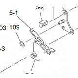 SONY E1000 E1100 F130 12MM Feeder Parts X-4700-0521-0 X-4700-052-1 Retainer Ass'y,Tape
