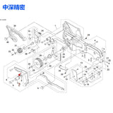 SMT YAMAHA CL16MM Feeder Parts KW1-M236V-00X KW1-M326V-000 ROLLER