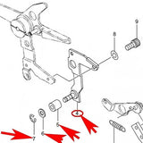 SMT SANYO TCM3000 8MM Feeder 6300778199 ASSY,LEVER 6300736137 KYN-M8F2W-000