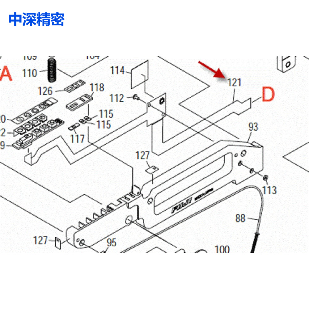 SMT FUJI NXT Feeder XK05471 2AGKFA000201 BOARD, PRINTED CIRCUIT
