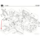 YV100XG CL12mm Feeder KW1-M2250-000 Handle Lever Assy SMT Spare Parts