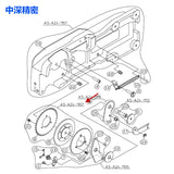 YV100XG SMT CL24MM Feeder KW1-M4520-000 SPROKET ASSY