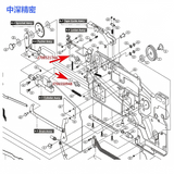 SMT SAMSUNG SM 8MM Feeder X ECCENTRIC PIN J70652174A J70650948B