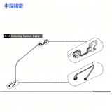 SMT SAMSUNG SM12 16MM Feeder INDEXING SENSOR ASSY J91671830A