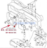 YAMAHA SMT CL24MM-72MM KW1-M454A-00X LOCK LEVER ASSY AS-A24-1127