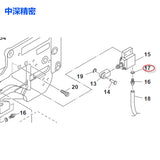 YAMAHA Feeder CL8MM BARB CONNECTOR KW1-M111L-00X GASKET K87-M111M-00X