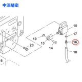 YAMAHA Feeder CL8MM BARB CONNECTOR KW1-M111L-00X GASKET K87-M111M-00X
