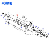 JUKI SMT ATF CTF8MM Feeder E1106706CB0 SWING PLATE 03 ASM